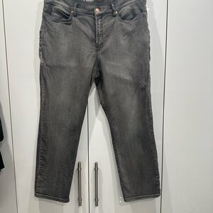 Escada Women's Gray Straight Leg Jeans